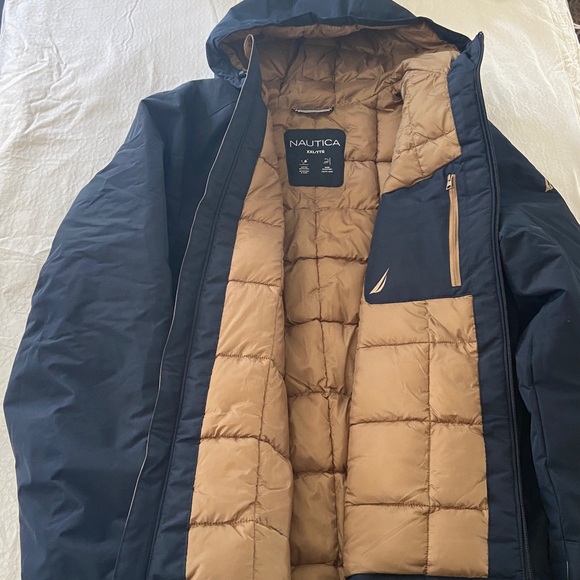 Nautica Other - Nautica Men's Navy Hooded winter/ spring coat
